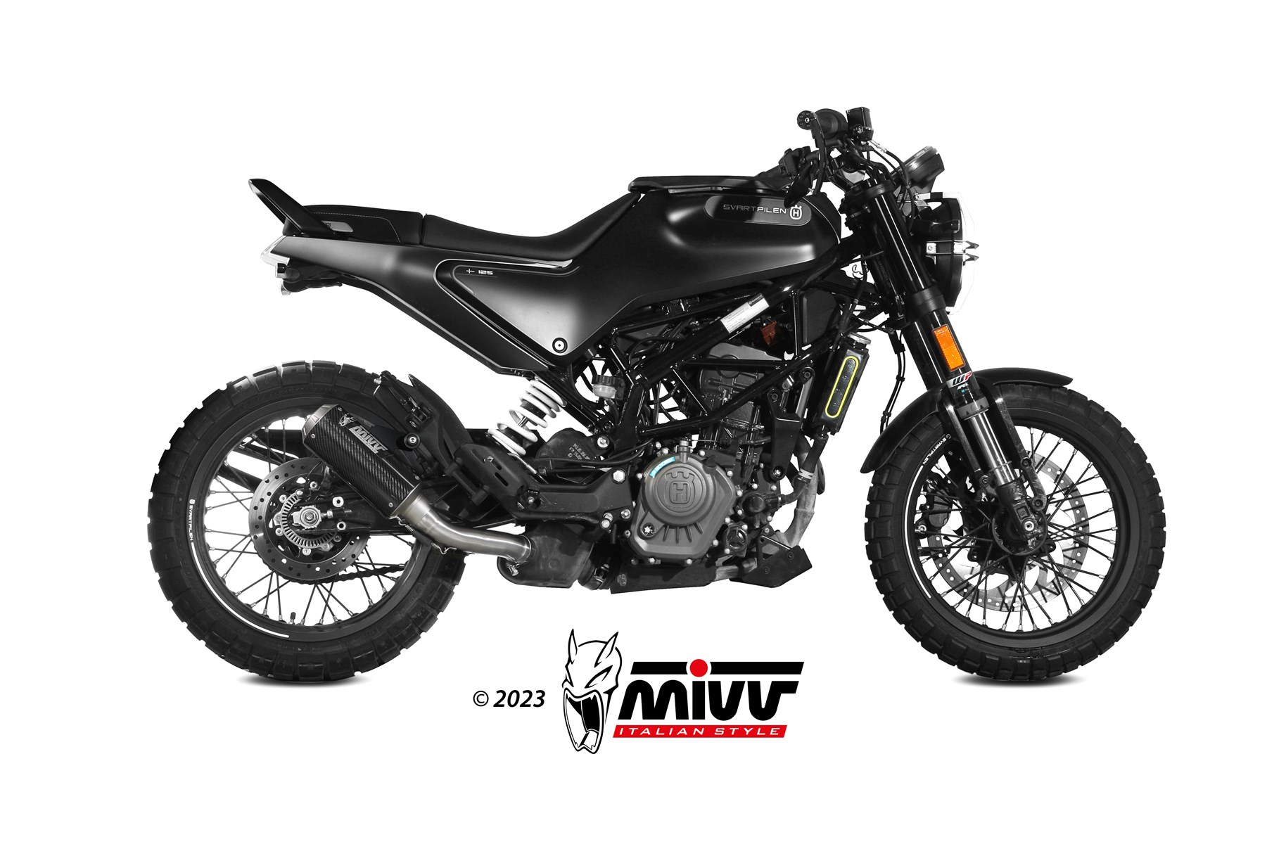 Terminale Slip-On Mivv MK3 Carbon Standard Per DUCATI HYPERMOTARD 950/SP (2019-2021) Euro4 - Omologato, Facile Da Installare