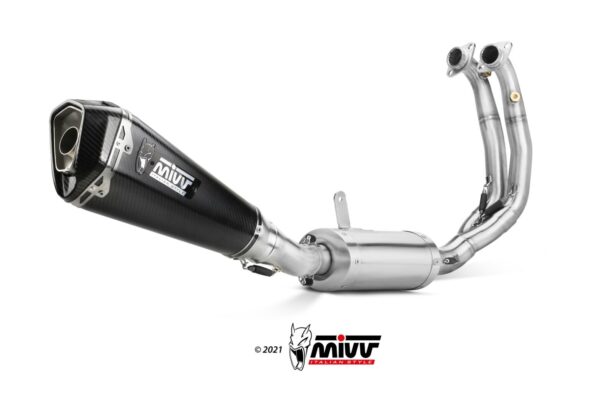 MIVV - FULL SYSTEM 2x1 - modello DELTA RACE - CARBON - posizione HIGH - Image 3