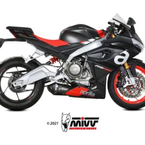 MIVV - FULL SYSTEM 2x1 - modello DELTA RACE - BLACK - posizione ORIGINAL