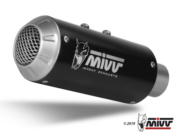 MIVV - SLIP-ON - modello MK3 - BLACK - posizione ORIGINAL - noise emissi - immagine 3