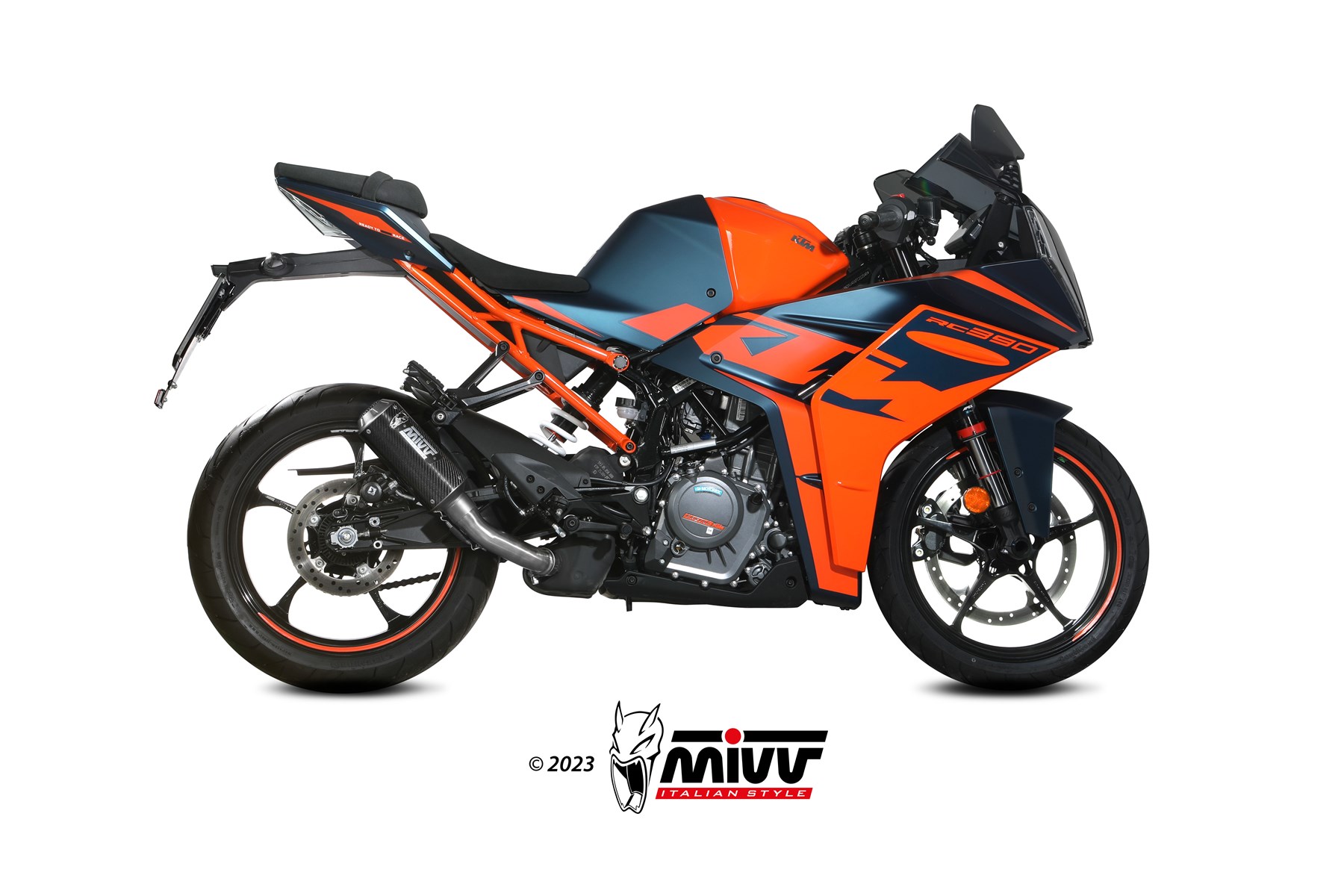 RC390 MIVV 中間パイプ KTM RC 390 22- デキャット・リンクパイプ/触媒レス・中間パイプ VEREX