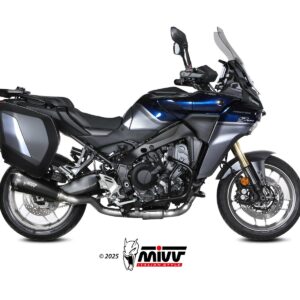MIVV - SPORT - FULL SYSTEM 3x1 - DELTA RACE - BLACK -  position HIGH Yamaha Tracer 9