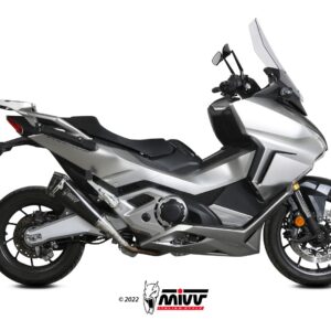 MIVV - SLIP-ON - modello DELTA RACE - BLACK - posizione ORIGINAL - noise