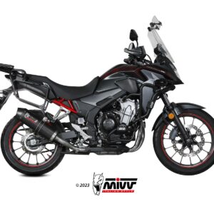 MIVV - SLIP-ON - modello OVAL - CARBON with carbon cap - posizione ORIGI