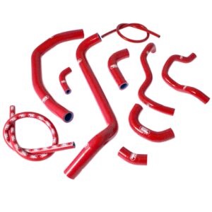 Kit tubi Samco Rosso per CBR 400 NC29 - 1990-1994 - 11 pezzi