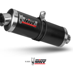MIVV - BOLT-ON - modello OVAL - CARBON - posizione ORIGINAL - noise emis