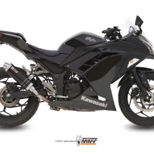 MIVV - SLIP-ON - modello GP - BLACK - posizione ORIGINAL - noise emissio