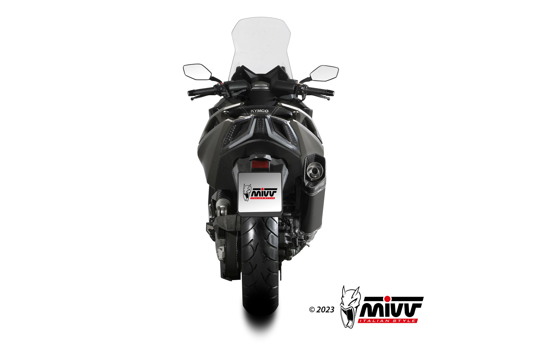 MIVV - SLIP-ON - SR-1 - BLACK - ORIGINAL - NOISE ECE approved if optiona - immagine 3