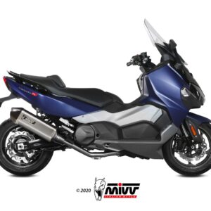 MIVV - FULL SYSTEM 2x1 - modello SPEED EDGE - ST. STEEL - posizione ORIG