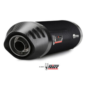 MIVV - 2 SLIP-ON - modello OVAL - CARBON with carbon cap - posizione UND