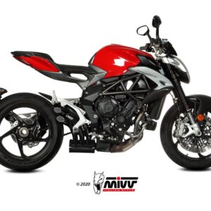 MIVV - SLIP-ON - modello SPEED EDGE - BLACK - posizione ORIGINAL - noise