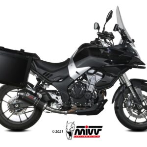 MIVV - SLIP-ON - modello OVAL - CARBON with carbon cap - posizione ORIGI