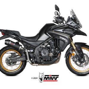 MIVV - SPORT - SLIP-ON - OVAL - BLACK with carbon cap -  position ORIGIN