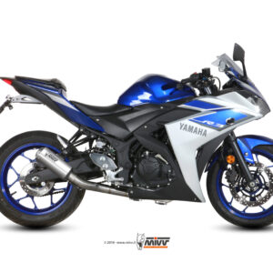 MIVV - FULL SYSTEM 2x1 - modello MK3 - ST. STEEL - posizione ORIGINAL -