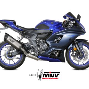 MIVV - FULL SYSTEM 2x1 - modello SR-1 - TITANIUM - posizione HIGH - nois