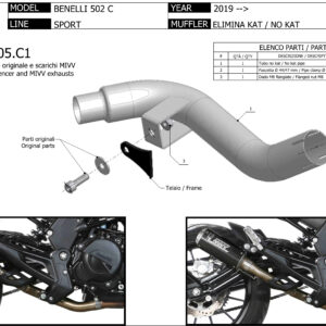MIVV - TUBO ELIMINA KAT