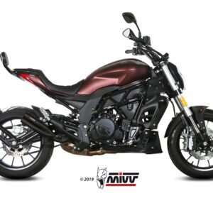 MIVV - SLIP-ON - modello DOUBLE GUN - BLACK - posizione ORIGINAL - noise