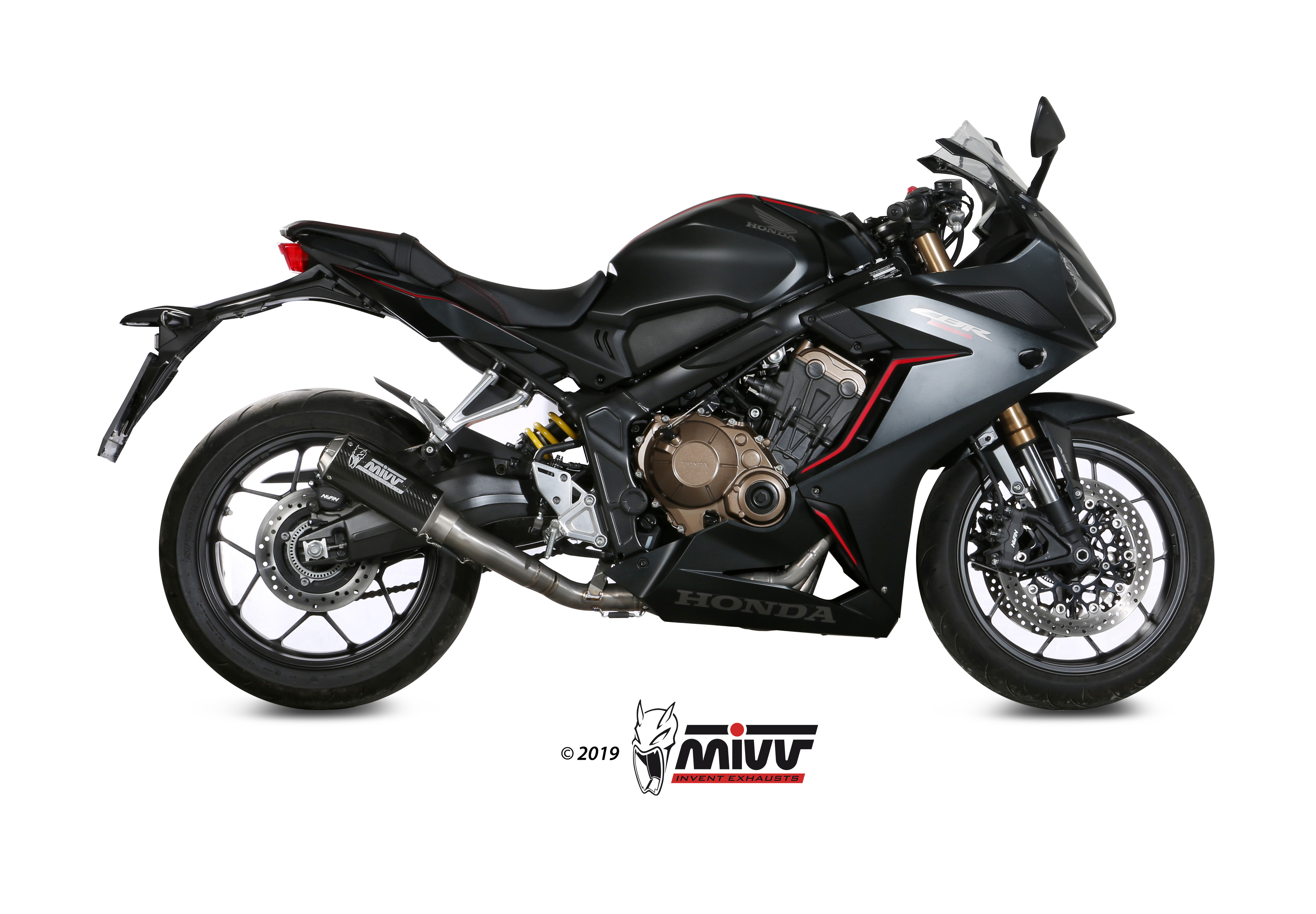 MIVV - FULL SYSTEM 4x2x1 - modello MK3 - CARBON - posizione ORIGINAL - n