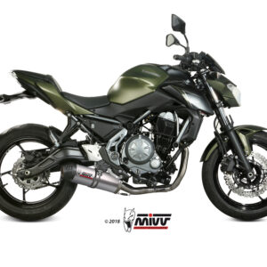 MIVV - FULL SYSTEM 2x1 - modello OVAL - TITANIUM with carbon cap - posiz