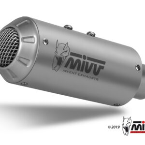 MIVV - FULL SYSTEM 2x1 - modello MK3 - ST. STEEL - posizione HIGH - nois