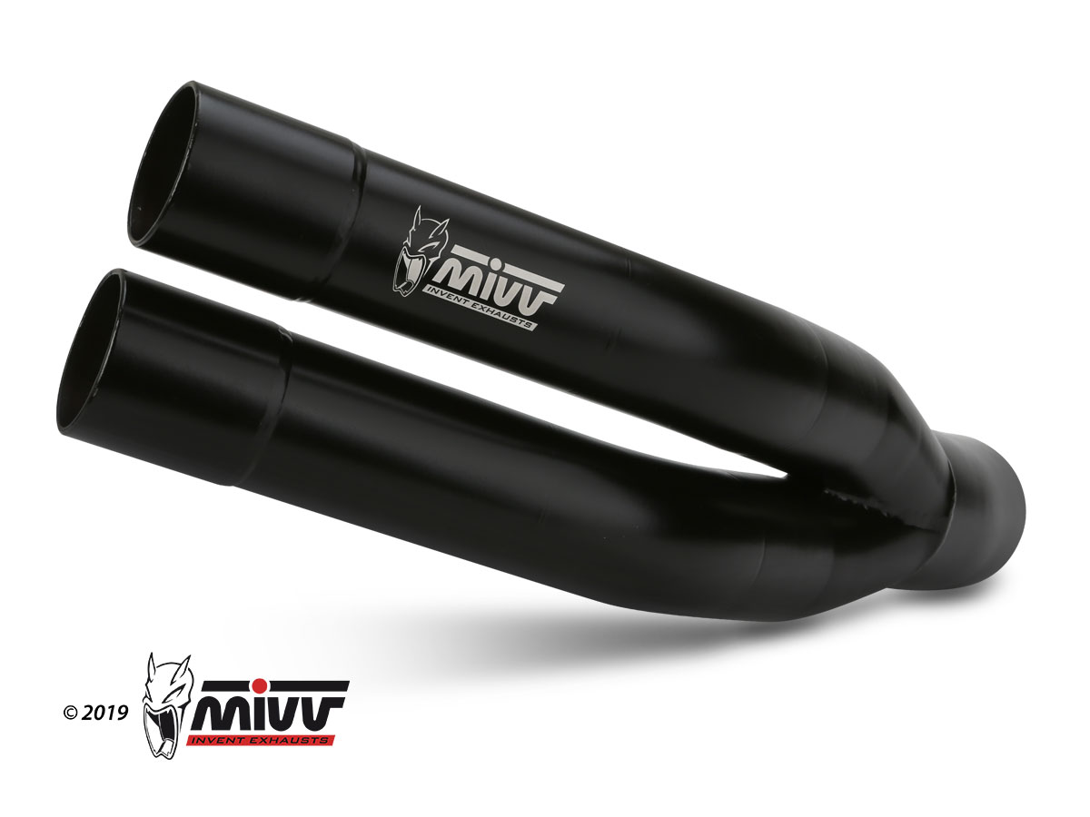 MIVV - SLIP-ON - modello DOUBLE GUN - BLACK - posizione ORIGINAL - noise - Image 3