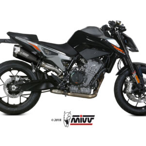 MIVV - SLIP-ON - modello DELTA RACE - BLACK - posizione ORIGINAL - noise