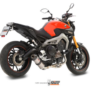 MIVV - FULL SYSTEM 3x1 - modello OVAL - TITANIUM with carbon cap - posiz