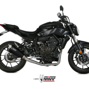 MIVV - FULL SYSTEM 2x1 - modello DELTA RACE - BLACK - posizione HIGH - n