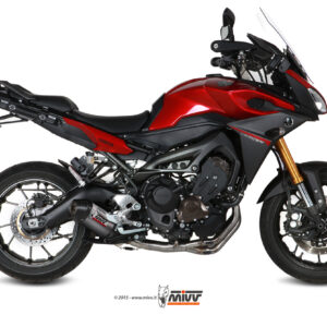 MIVV - FULL SYSTEM 3x1 - modello OVAL - TITANIUM with carbon cap - posiz