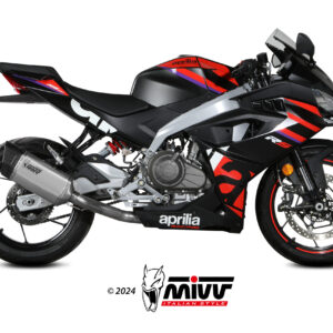 MIVV - SPORT - FULL SYSTEM 2x1 - SR-1 - TITANIUM -  position HIGH