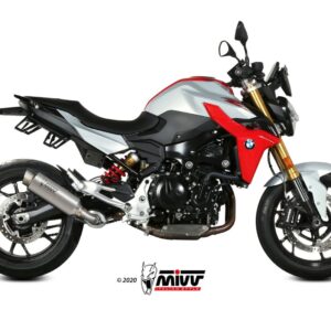 MIVV - SLIP-ON - modello X-M1 - TITANIUM - posizione ORIGINAL - noise em