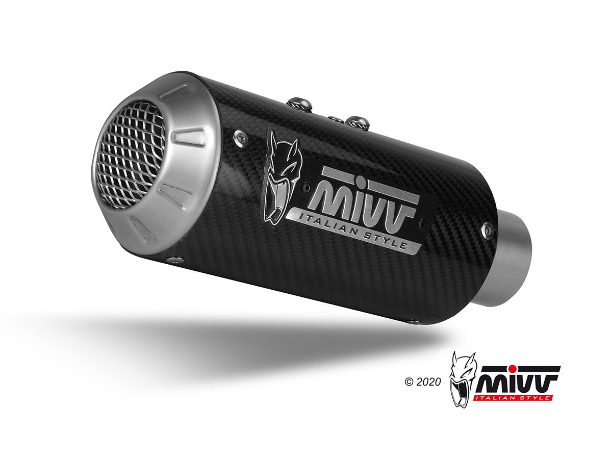 MIVV - SLIP-ON - modello MK3 - CARBON - posizione ORIGINAL - noise emiss - Image 4