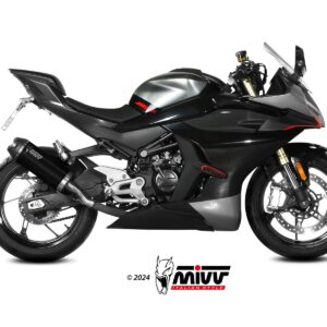 MIVV - SPORT - SLIP-ON - AK-1 - BLACK with carbon cap -  position ORIGINAL