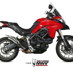 MIVV - SLIP-ON - DOUBLE GUN - STEEL  INOX- POSIZION ORIGINAL