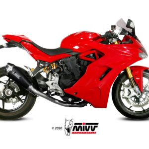 MIVV - SLIP-ON - modello DELTA RACE - CARBON - posizione ORIGINAL - nois