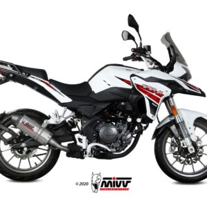 MIVV - SLIP-ON - modello OVAL - TITANIUM with carbon cap - posizione