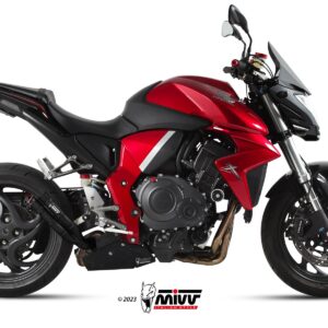 MIVV - SLIP-ON - modello DOUBLE GUN - BLACK - posizione ORIGINAL - noise