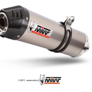 MIVV - FULL SYSTEM 2x1 - modello OVAL - TITANIUM with carbon cap - posiz