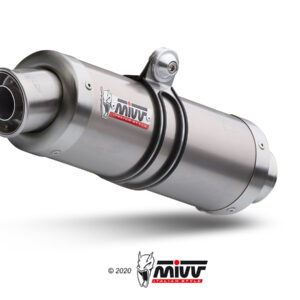 MIVV - SLIP-ON - modello GP - TITANIUM - posizione ORIGINAL - noise emis