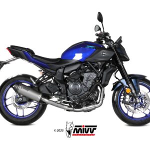 MIVVSPORT/FULL SYSTEM 2x1/AK-1/TITANIUM with carbon cap/ position HIGH/E