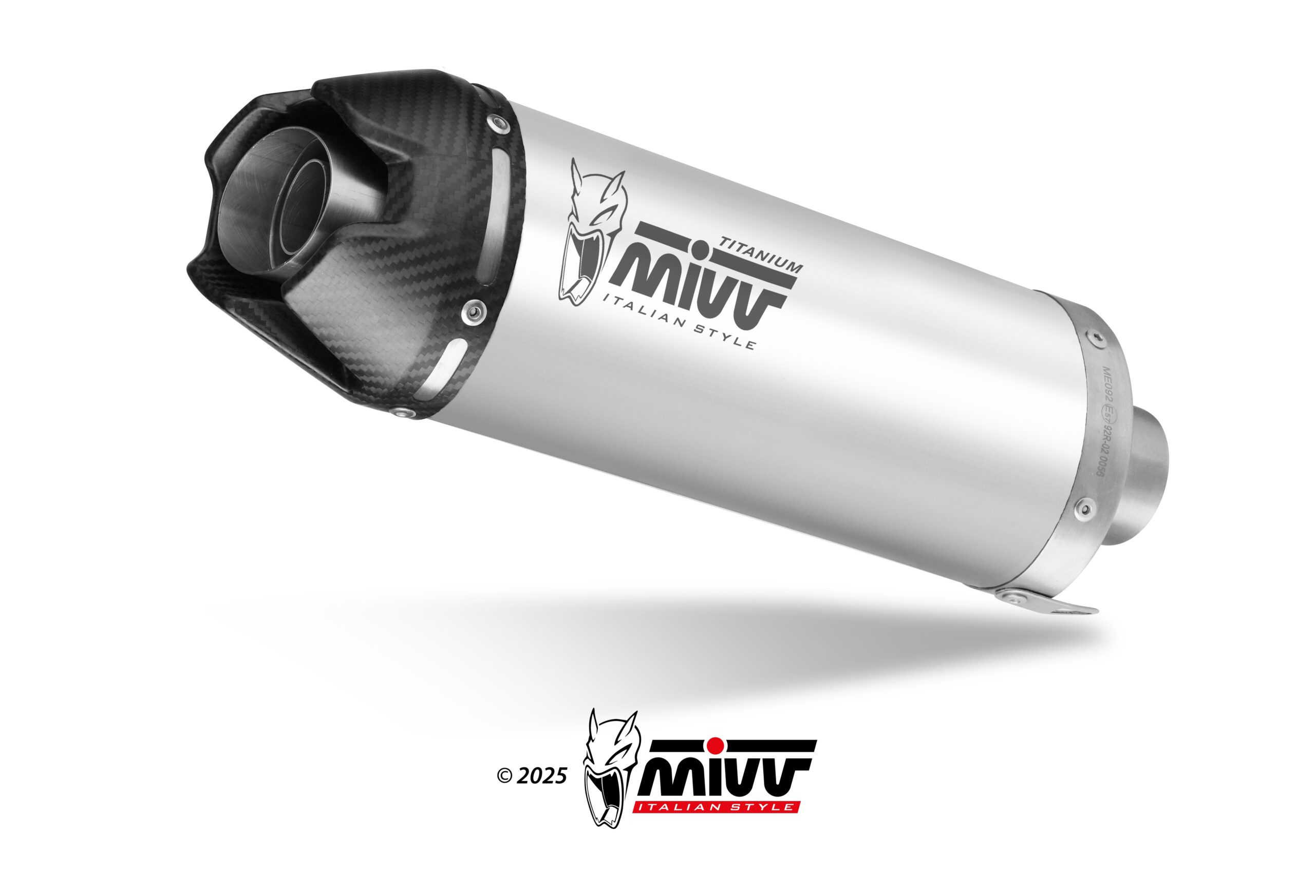 MIVVSPORT/FULL SYSTEM 2x1/AK-1/TITANIUM with carbon cap/ position HIGH/E - Image 4