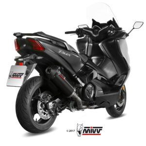 MIVV - FULL SYSTEM 2x1 - modello OVAL - BLACK with carbon cap - posizion