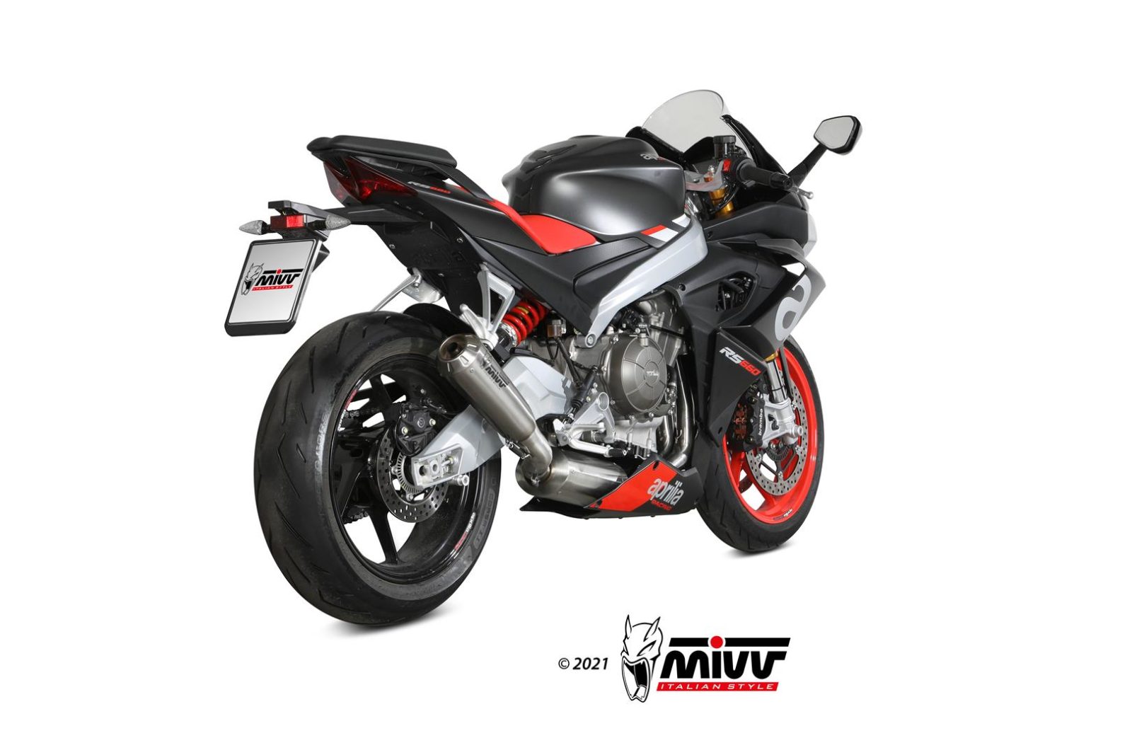 MIVV - FULL SYSTEM 2x1 - modello X-M1 - TITANIUM - posizione HIGH - nois - immagine 2