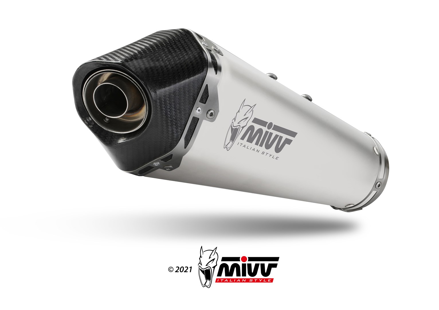 MIVV - FULL SYSTEM 2x1 - modello DELTA RACE - ST. STEEL - posizione ORIG - immagine 4