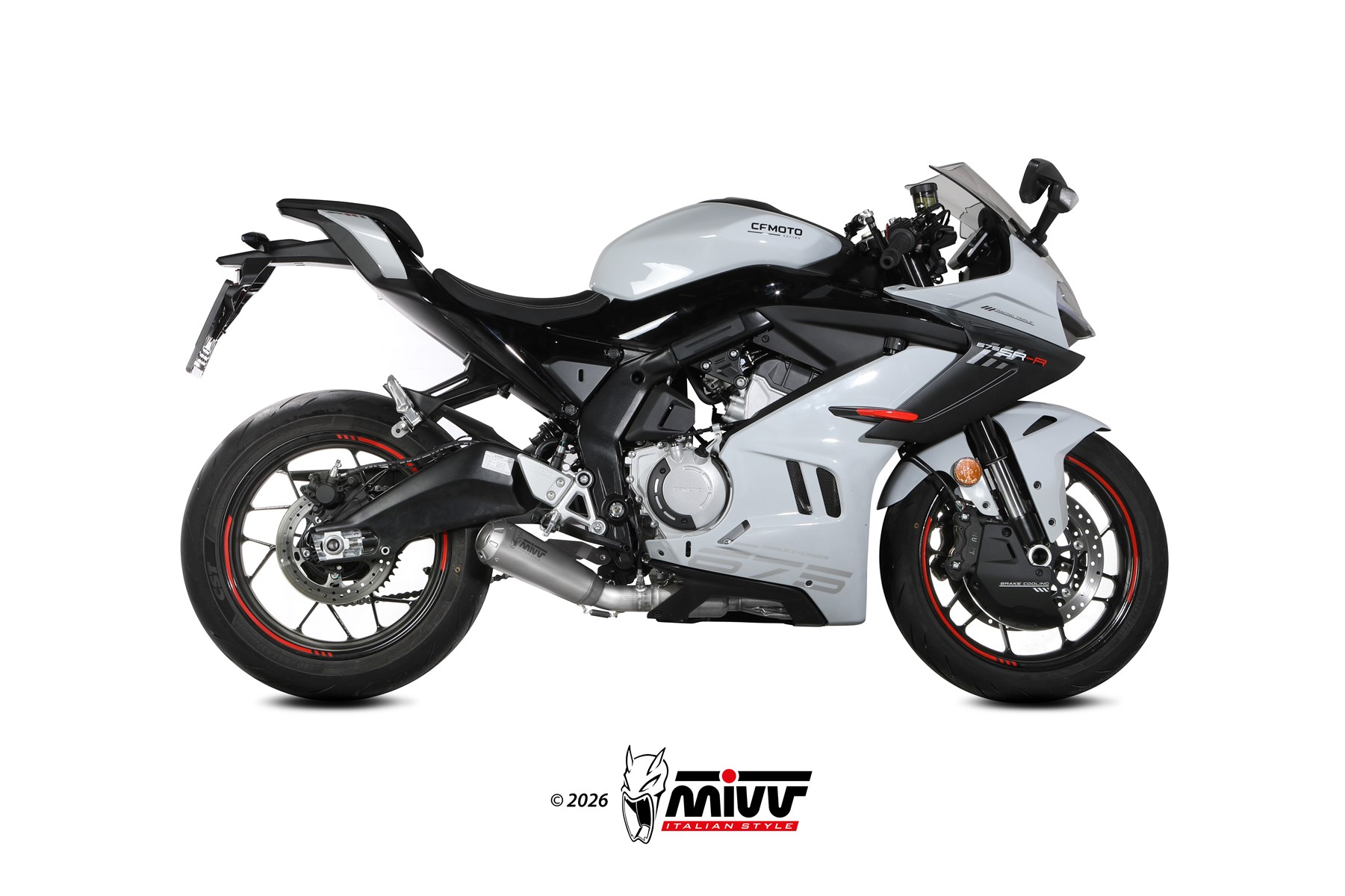 MIVVSPORT/FULL SYSTEM 3x1/X-M1/TITANIUM/ position ORIGINAL/ECE approved
