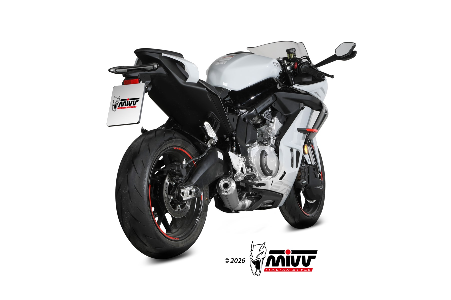 MIVVSPORT/FULL SYSTEM 3x1/X-M1/TITANIUM/ position ORIGINAL/ECE approved - immagine 2