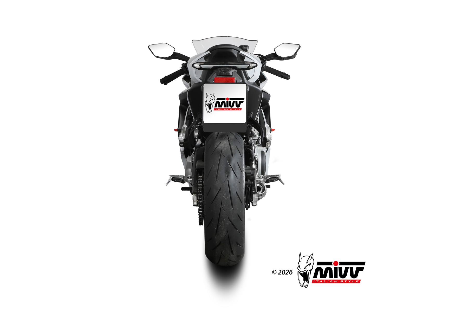 MIVVSPORT/FULL SYSTEM 3x1/X-M1/TITANIUM/ position ORIGINAL/ECE approved - immagine 3