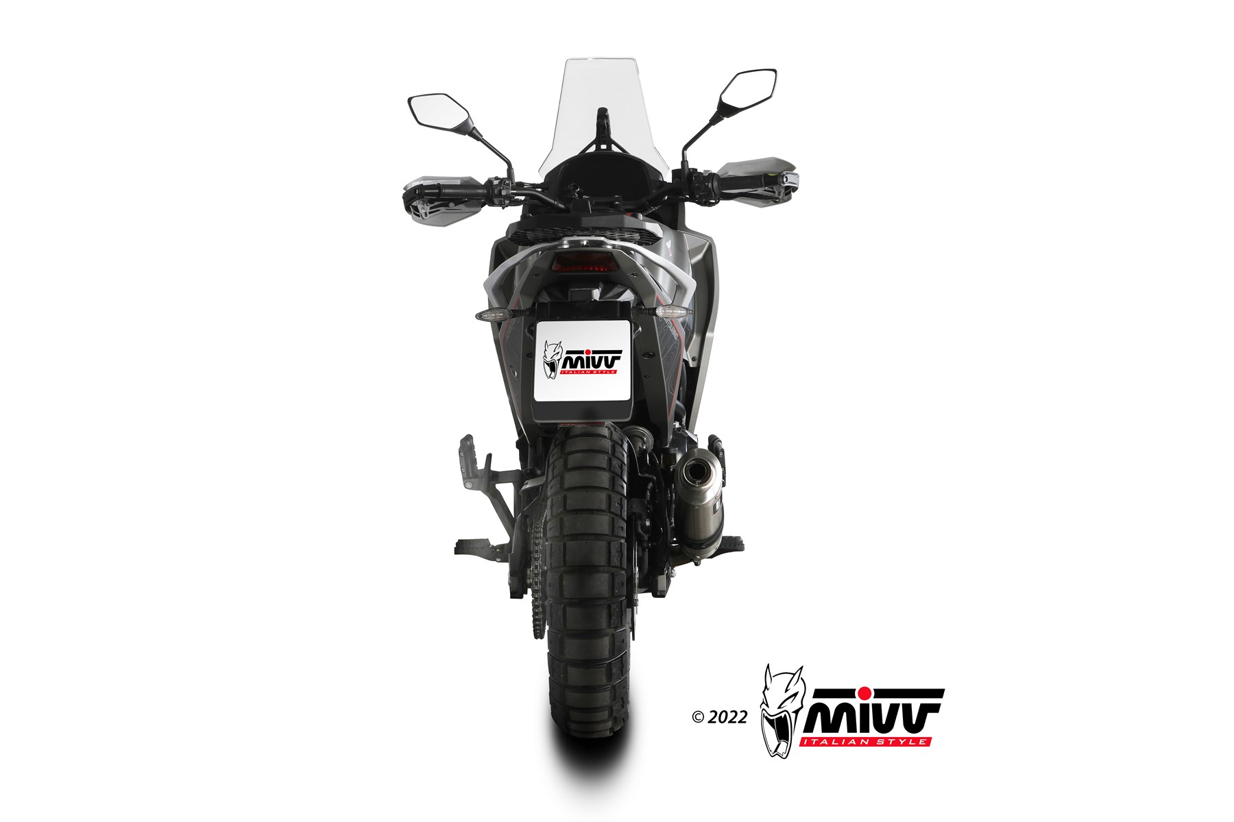 MIVV - SLIP-ON - DAKAR - ST. STEEL - ORIGINAL - NOISE ECE approved (Euro - immagine 3