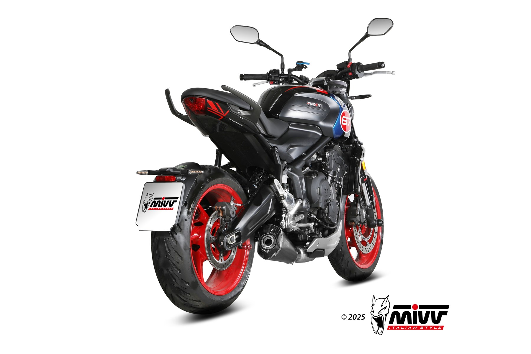 MIVVSPORT/FULL SYSTEM 3x1/DELTA RACE/BLACK/ position ORIGINAL/ECE approved - Image 2