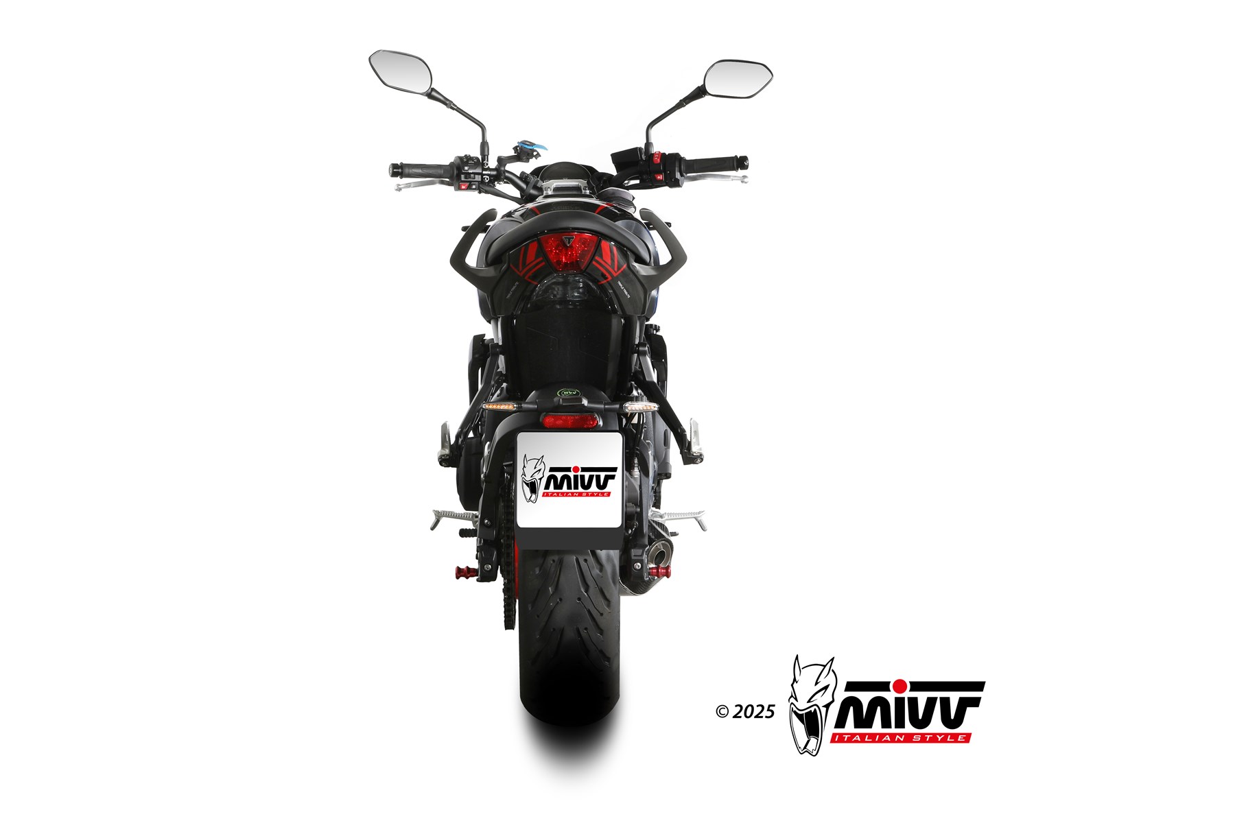 MIVVSPORT/FULL SYSTEM 3x1/DELTA RACE/BLACK/ position ORIGINAL/ECE approved - Image 3
